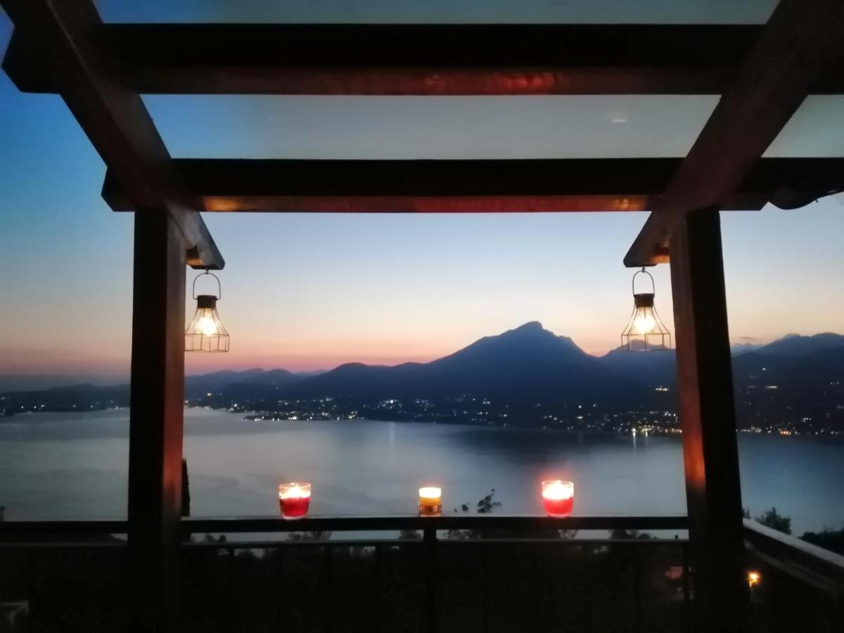 סן זנו די מונטניה B&B Da Paolo Con Vista Lago Di Garda מראה חיצוני תמונה