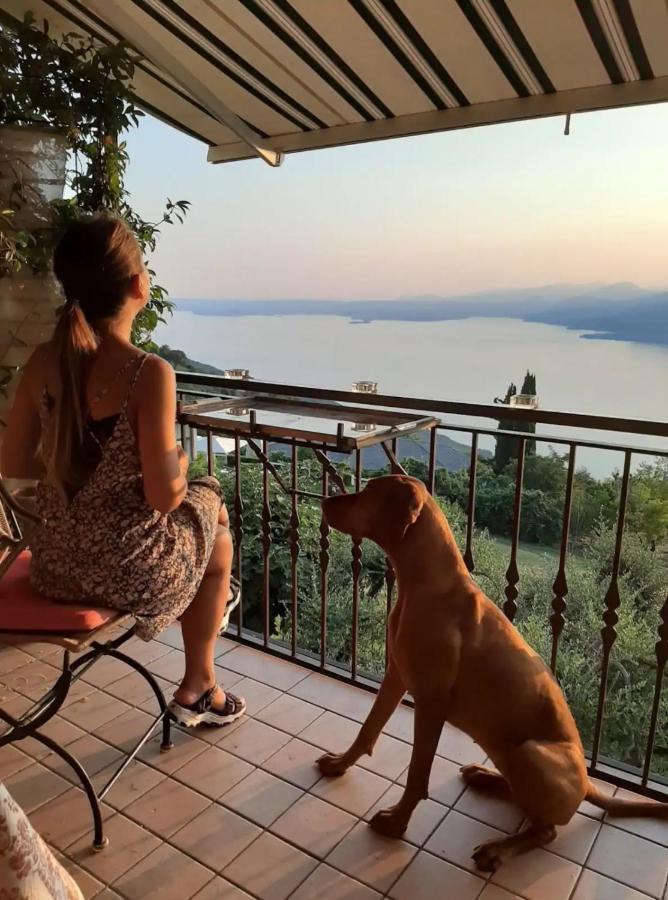 סן זנו די מונטניה B&B Da Paolo Con Vista Lago Di Garda מראה חיצוני תמונה